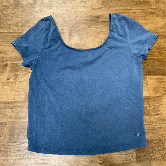 American Eagle Outfitters Tops - Denim Blue Crop Top